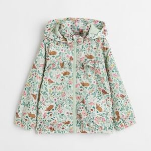 H&M Girl - Patterned Windbreaker Jacket - 2-4T